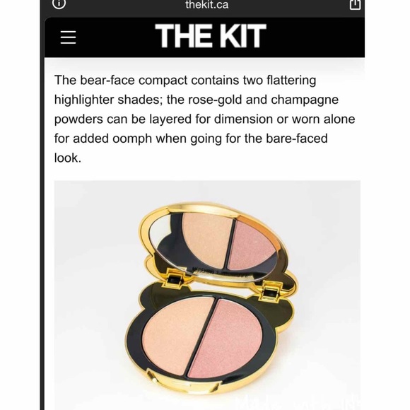 Moschino+Sephora Bear Highlighter Duo-NWT - Picture 3 of 9